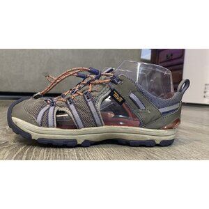 TEVA KIDS MANATEE WILD DOVE SANDALS 1019403C SIZE 3 GREY/PURPLE